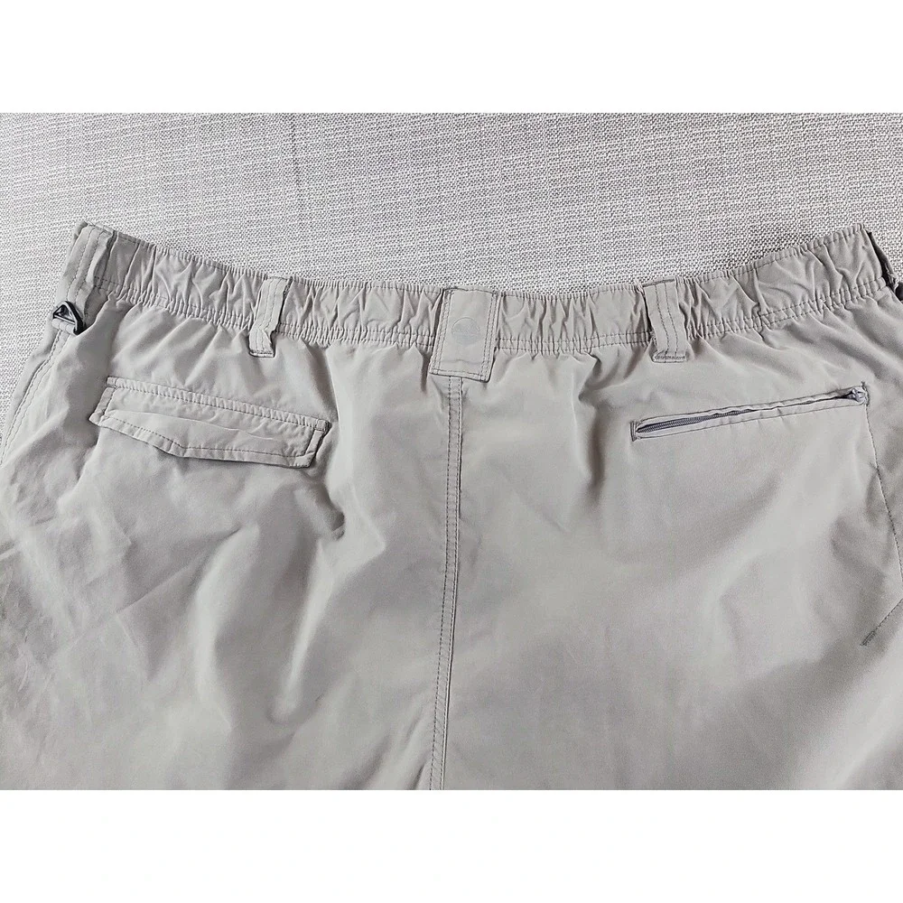 Wrangler Mens 44 Gray Outdoor Shorts Hiking Utility Workwear Gorpcore Big Tall